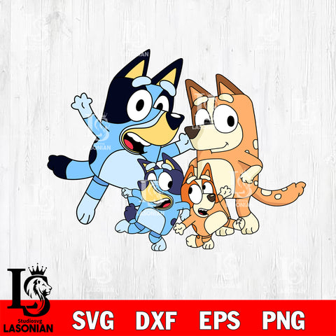 Bluey dace svg, bluey bingo Svg eps dxf png file, Digital Download, Instant Download