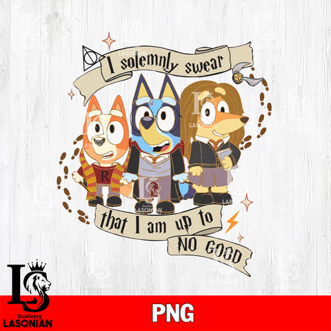 I solemnly swear that i am up to no good, harry potter bluey bingo png file, Digital Download, Instant Download