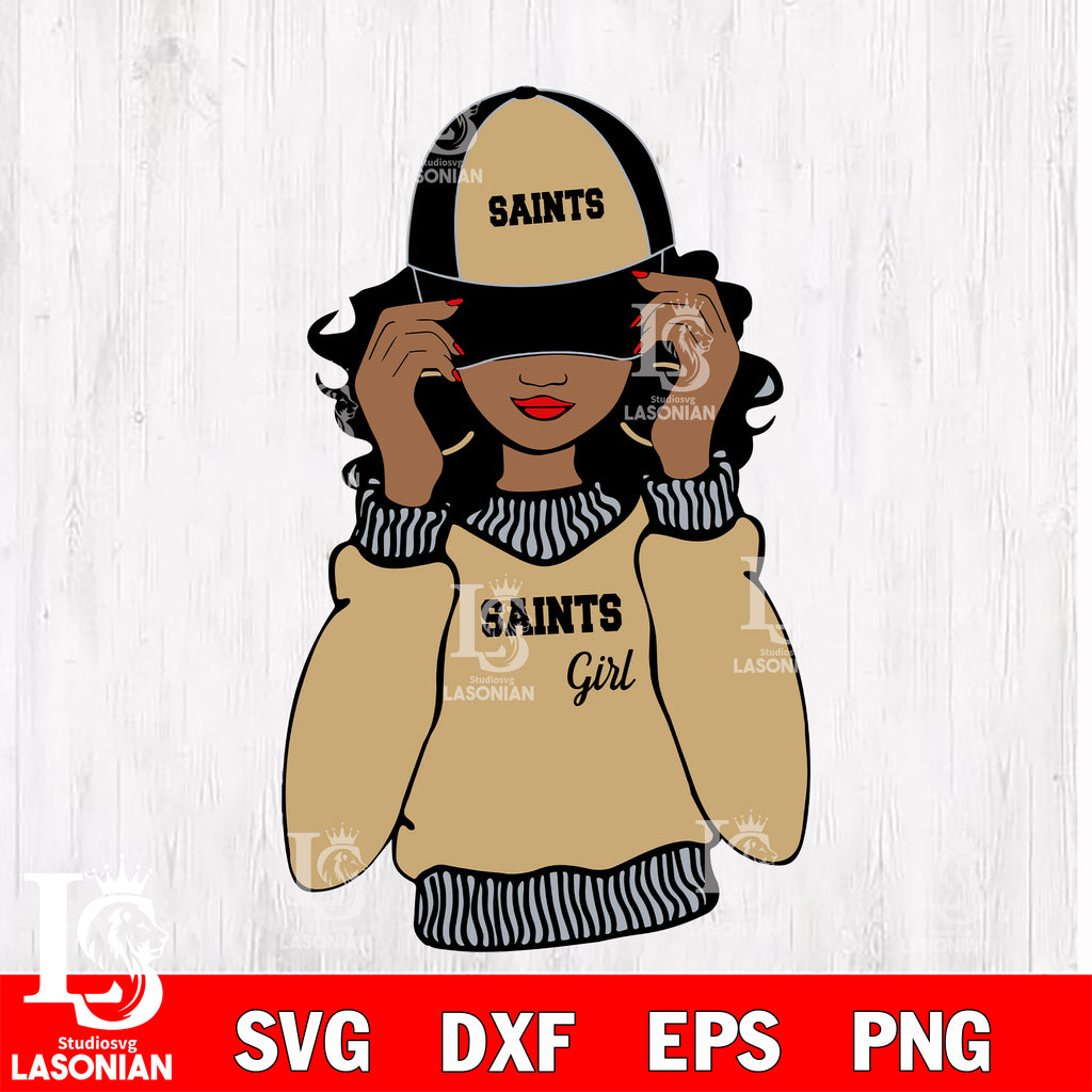 Saints Girl SVG Downloadable Digital