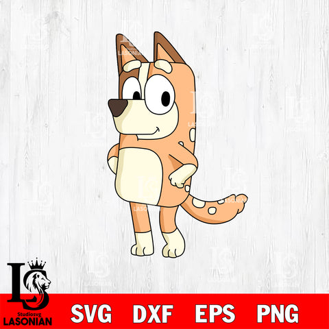 Dog bluey 4 svg, bluey bingo Svg eps dxf png file, Digital Download, Instant Download