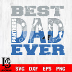 Best dad ever Carolina Panthers svg eps dxf png file, Digital Download , Instant Download