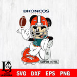 Denver Broncos Mickey Mouse And Friends svg, NFL svg eps dxf png file, Digital Download , Instant Download