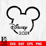 Disney 2024 svg eps dxf png file, Digital Download, Instant Download