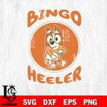 Bingo heeler svg, bluey bingo Svg eps dxf png file, Digital Download, Instant Download