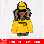 Pittsburgh Steelers girls svg eps dxf png file, digital download , Instant Download