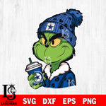 Boujee grinch NFL Dallas Cowboys svg eps dxf png file, digital download , Instant Download