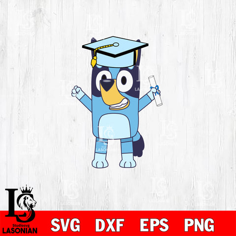 Bluey Kindergarten Graduation svg , Bluey bingo svg Svg eps dxf png file, Digital Download, Instant Download