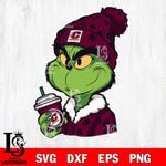 Boujee grinch CENTRAL MICHIGAN CHIPPEWAS svg eps dxf png file, Digital Download