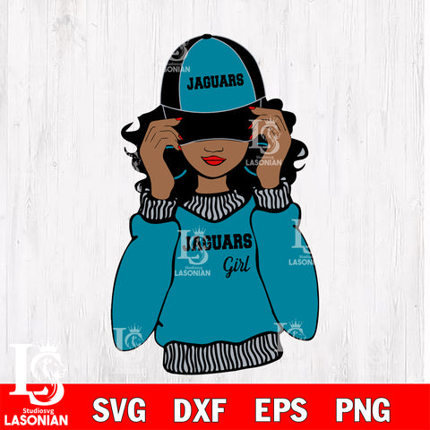 Jacksonville Jaguars girls svg eps dxf png file, digital download , Instant Download