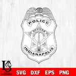 Indianapolis Metropolitan PD badge svg eps png dxf file ,Logo Police black and white Digital Download, Instant Download