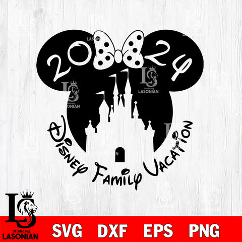 Mouse 2024 SVG, Disney Family Vacation SVG svg eps dxf png file, Digital Download, Instant Download