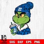 Boujee grinch BYU COUGARS svg eps dxf png file, Digital Download