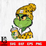 Boujee grinch NFL Pittsburgh Steelers svg eps dxf png file, digital download , Instant Download