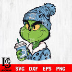 Boujee grinch NORTH CAROLINA TAR HEELS svg eps dxf png file, Digital Download