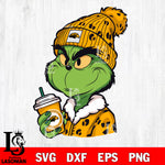 Boujee grinch SOUTHERN MISS GOLDEN EAGLES svg eps dxf png file, Digital Download