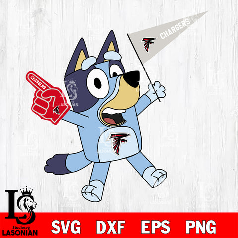 Atlanta Falcons bluey svg eps dxf png file, Digital Download , Instant Download