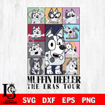 Muffin heeler the eras tour 2 Svg eps dxf png file, Digital Download, Instant Download