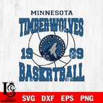 Minnesota Timberwolves NBA Champions 2024 Svg,Minnesota Timberwolves Basketball 1989 svg eps dxf png file, Digital Download, Instant Download