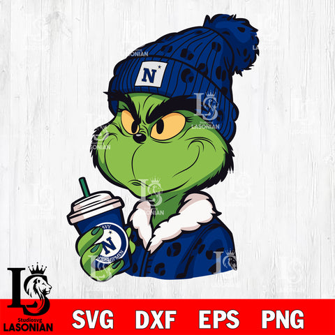 Boujee grinch NAVY MIDSHIPMEN svg eps dxf png file, Digital Download