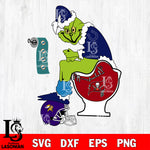 Grinch Football Theme Toilet svg, NFL svg eps dxf png file, Digital Download , Instant Download