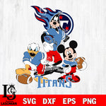 Tennessee Titans Mickey Mouse And Friends svg, NFL svg eps dxf png file, Digital Download , Instant Download