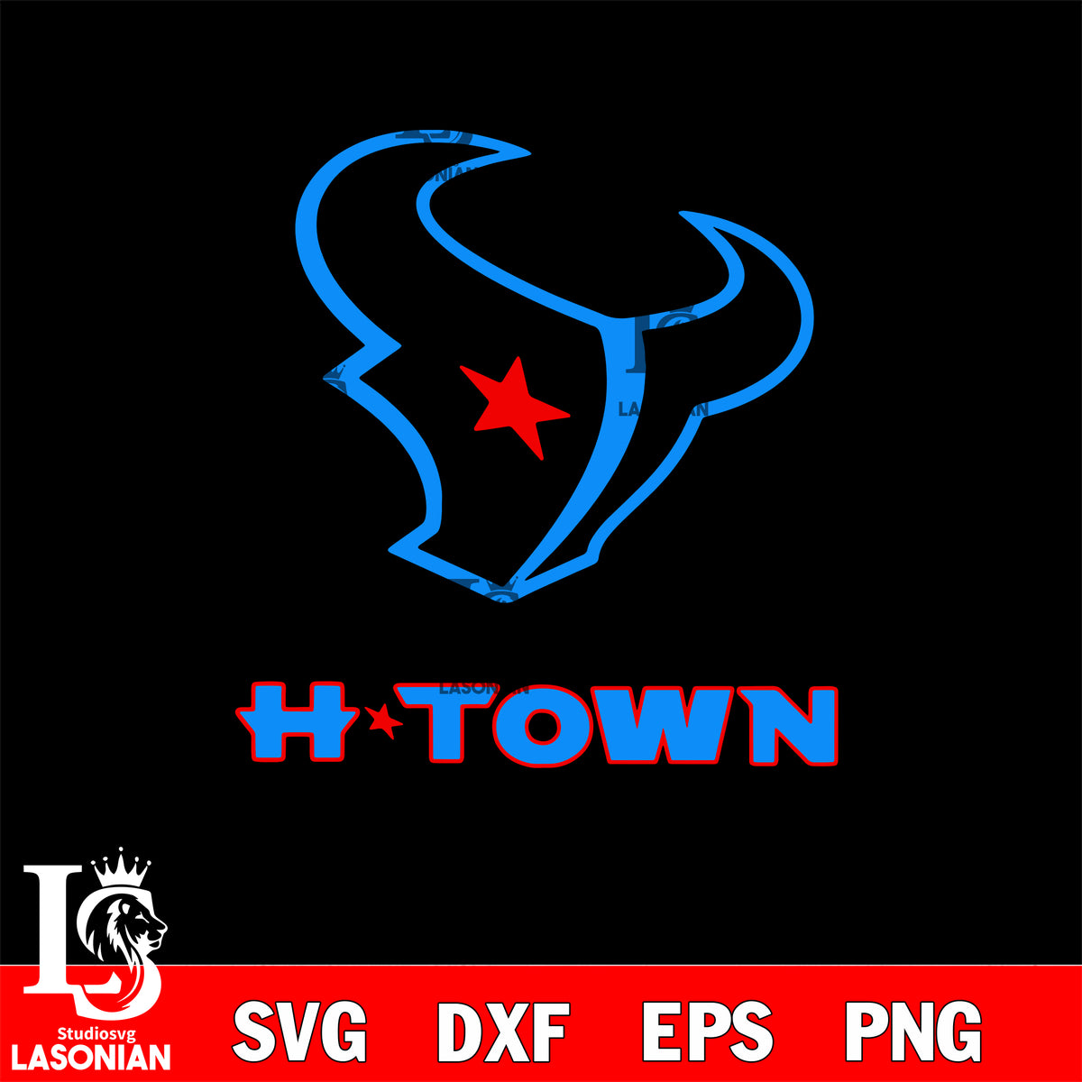 Houston Texans H-Town svg eps dxf png file, Digital Download , Instant ...