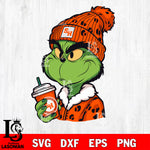 Boujee grinch SAM HOUSTON BEARKATS svg eps dxf png file, Digital Download