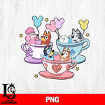 coffee bluey svg, bluey bingo Svg eps dxf png file, Digital Download, Instant Download