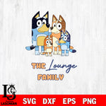 The long family bluey svg, bluey svg, bluey bingo Svg eps dxf png file, Digital Download, Instant Download