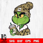 Boujee grinch WESTERN MICHIGAN BRONCOS svg eps dxf png file, Digital Download