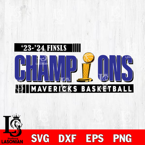 Dallas Mavericks Champions Basketball svg eps dxf png file, Digital Download, Instant Download