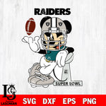 Las Vegas Raiders Mickey Mouse And Friends svg, NFL svg eps dxf png file, Digital Download , Instant Download