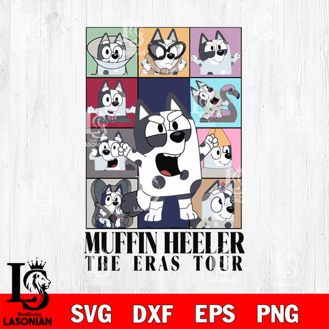 Muffin heeler the eras tour Svg eps dxf png file, Digital Download, Instant Download