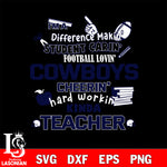 Dallas Cowboys NFL I'm A Difference Making Student Caring Football Loving Kinda Teacher SVG , NFL svg,eps,dxf,png file, digital download