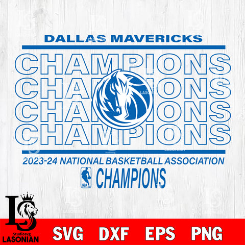 Dallas Mavericks 2024 NBA Champions Svg,Basketball Champions Finals svg eps dxf png file, Digital Download, Instant Download