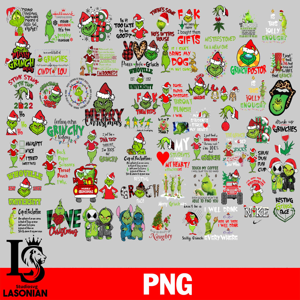 Grinch PNG, Grinch bundle PNG , file cut , digital download, Instant D ...