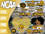 Arkansas-Pine Bluff Golden Lions svg eps dxf png file, bundle ncaa svg, ncaa svg