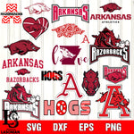 Bundle Logo Arkansas Razorbacks svg eps dxf png file