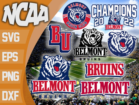 Belmont Bruins svg svg eps dxf png file, bundle ncaa svg, ncaa svg