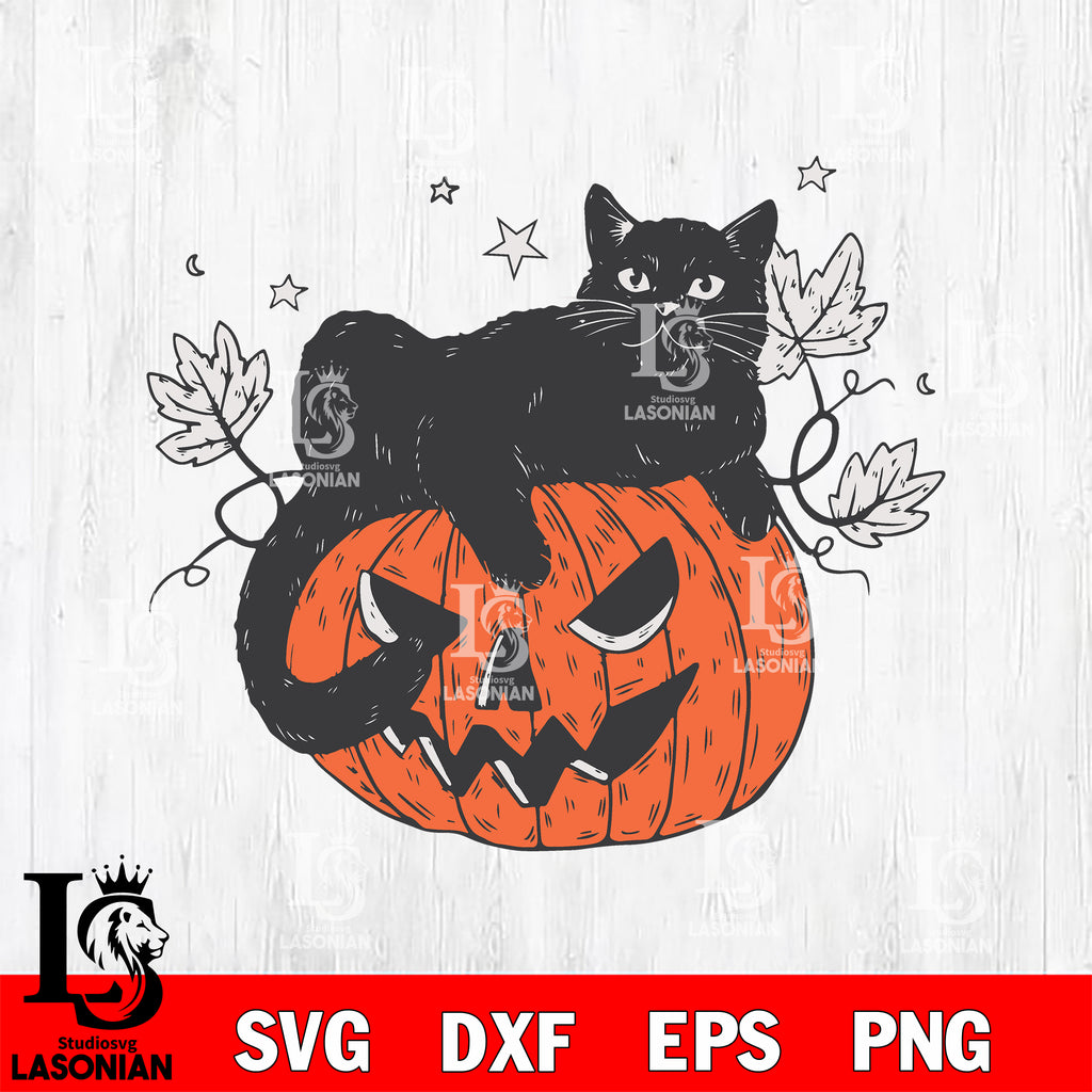 Black Cat SVG, Halloween svg, Silhouette Cricut Vinyl Iron