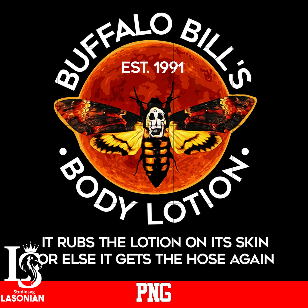 Buffalo bill's body lotion - It rubs the lotion on its skin or