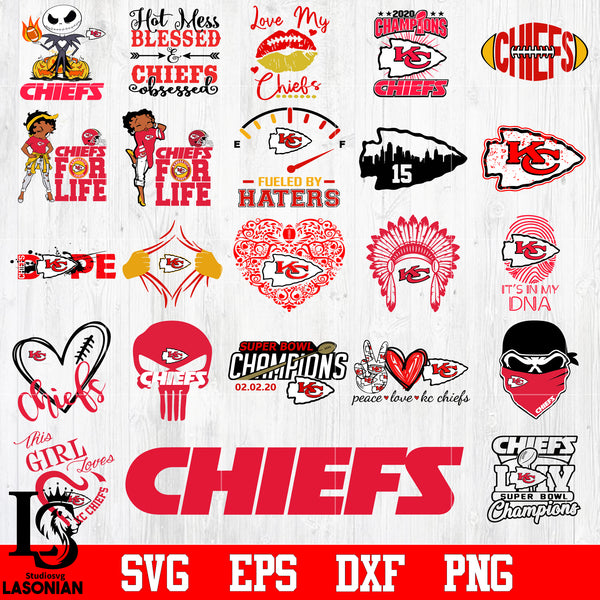 Chiefs svg, Sports team svg  svg, png, eps, dxf, pdf - ClipInk