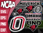 Bundle Logo Nebraska-Omaha Mavericks svg eps dxf png file
