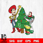 Toy Story christmas svg eps dxf png file