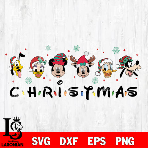 Disney Christmas  svg eps dxf png file