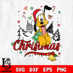 Pluto disney Christmas svg eps dxf png file