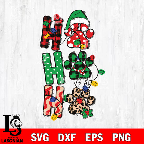 Ho Ho Ho christmas svg eps dxf png file, digital download