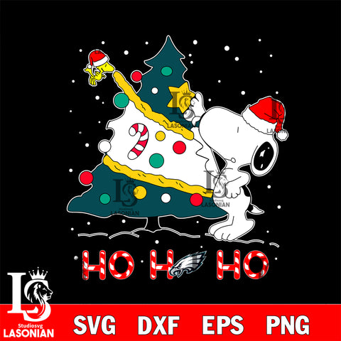 Philadelphia Eagles nfl svg, snoopy christmas , Ho Ho Ho svg eps dxf png file, digital download