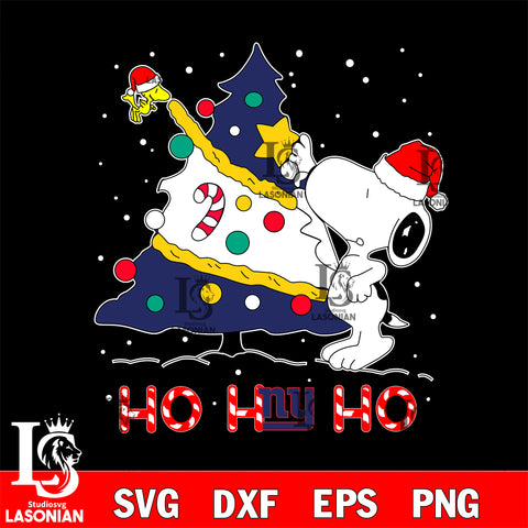 New York Giants nfl svg, snoopy christmas , Ho Ho Ho svg eps dxf png file, digital download