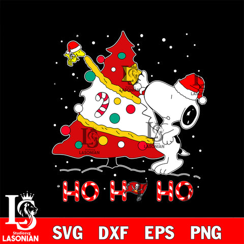 Tampa Bay Buccaneers nfl svg, snoopy christmas ,Ho Ho Ho svg eps dxf png file, digital download